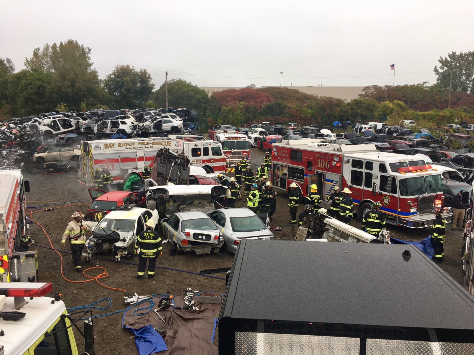 Mass casualty drill in Queensbury